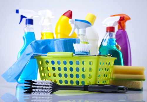 Deep carpet cleaning equipment in a London flat