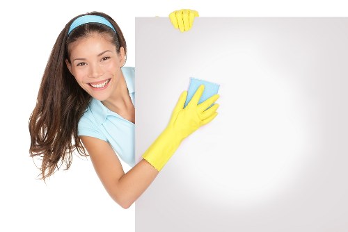 Safety-focused carpet cleaning setup with careful risk management