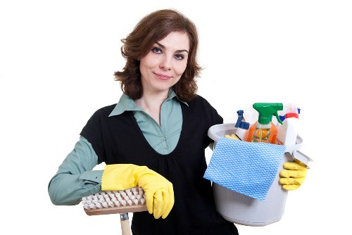 Kitchen and bathroom cleaning in a London property